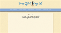 Desktop Screenshot of freespiritcrystals.com