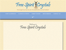 Tablet Screenshot of freespiritcrystals.com